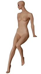 Sitting Female Fleshtone Mannequin