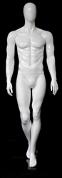 Egghead Muscular Male Mannequin Glossy White