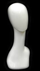 Glossy White Female Display Head