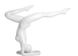 Glossy Pearl Abstract Female Handstand Yoga Mannequin