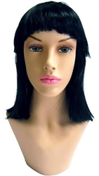 Brownish Red Womans Bob wig for mannequin or head display