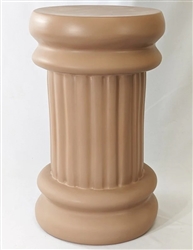 Pedestal Base for Sitting Mannequins - Tan