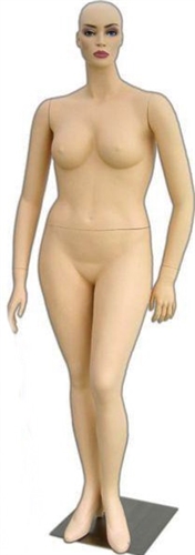 Photo: Female Mannequin - Plus Size Collection Realistic Facial Features