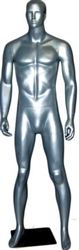 Male Mannequin in Glossy Silver from www.zingdisplay.com