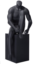 Headless Matte Grey Sitting Muscular Male Mannequin | From ZingDisplay.com
Home to Over 5000 Store Display Products.