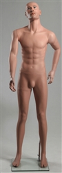 Male Caucasian Mannequin 5'9" Tall Looking Up