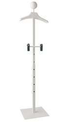 46" Self Standing Adjustable Clothing Hanging Display Rack From ZingDisplay.com