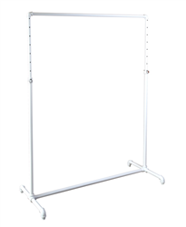 Garment Rack with Single Bar from www.zingdisplay.com