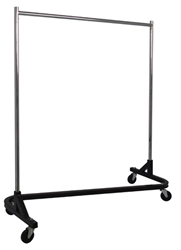 Garment Rack with Single Bar from www.zingdisplay.com