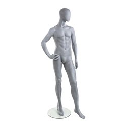 Photo: Abstract Mannequin | Palmer Abstract Mannequin in Slate Gray from www.zingdisplay.com