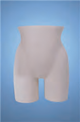 Heavy Duty Unbreakable Female Butt Form - White