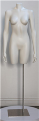 High End Size 2 Headless Female 3/4 Torso - Straight Arms