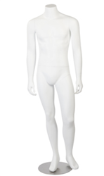 Male Headless White Fiberglass Mannequin