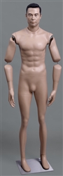 5'9" Military Male Mannequin - Adjustable Arms