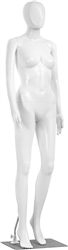 Unbreakable Female Full Body Mannequin - White