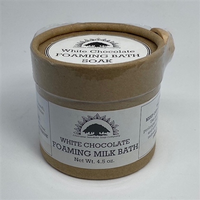 White Chocolate Foaming Bath Soak, Handcrafted Bath Soak, Louisiana Bath Product