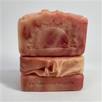 Hibiscus Soap, Louisiana Handcrafted Soap, Louisiana Handmade Soap, Artisanal Soap, Natural Soap