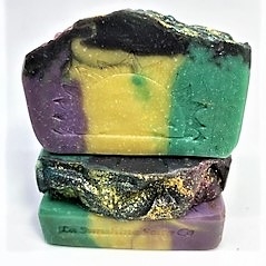 Mardi Gras Chance Soap, Mardi Gras Soap, Louisiana soap, Handcrafted Soap