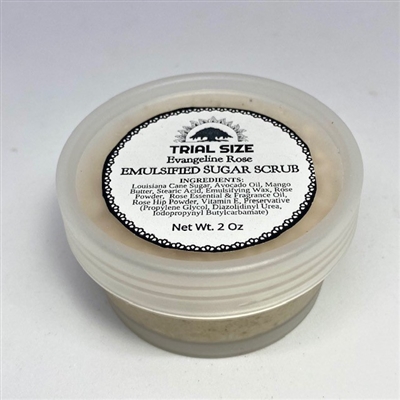 Evangeline Rose Emulsified Sugar Scrub, Rose Sugar Scrub