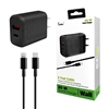 PD Quick Charger 2 IN 1 Wall Charger 20W Wall Charger For Apple Lightning iPhone 12/13 Black