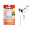 2 IN 1 TRAVEL / WALL CHARGER FOR TYPE C WHITE