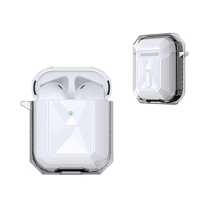 Airpods 1/2 Diamond Crystal Case Black