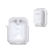Airpods 1/2 Diamond Crystal Case White