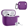 Airpods 3 Liquid Silicon Skin Case Purple