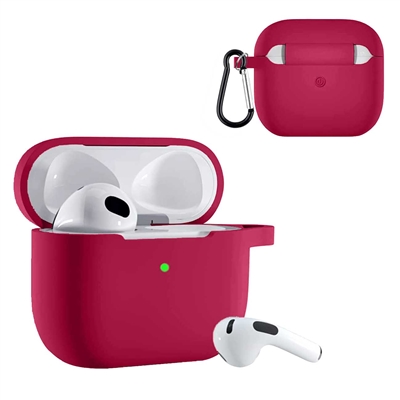 Airpods 3 Liquid Silicon Skin Case Red