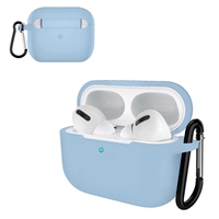 Airpods Pro Liquid Silicon Skin Case Light Blue