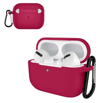 Airpods Pro Liquid Silicon Skin Case Red