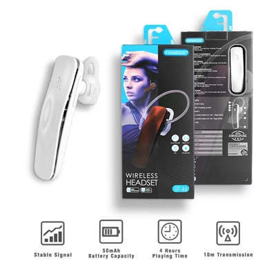 BTHF-88 WT HiFi High Performance In-Ear Wireless Bluetooth Headset