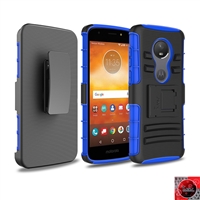 Motorola Moto G6 Play/ Moto G6 Forge/ Moto E5 /XT1922 Holster Combo Case Blue