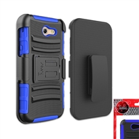 SAMSUNG GALAXY J3 EMERGE / J3 Prime / J3 2017 HOLSTER COMBO CB5C BLUE