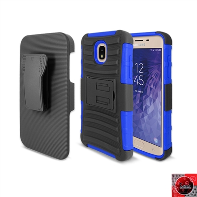 Samsung Galaxy J7 (2018)/ J7 Refine/ J7 Star /J737 Holster Combo Case CB5C Blue