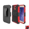 Samsung Galaxy J7 (2018)/ J7 Refine/ J7 Star /J737 Holster Combo Case CB5C Red