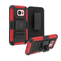 SAMSUNG GALAXY S7 EDGE HOLSTER COMBO CB5C RED