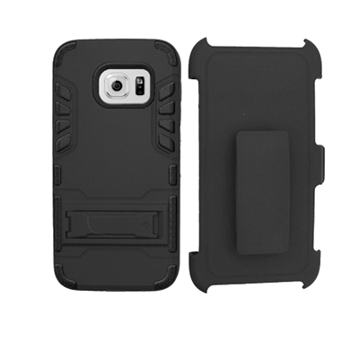 Samsung Galaxy S7 Holster Combo Hybrid Kickstand CB6C Black