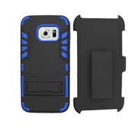 Samsung Galaxy S7 Holster Combo Hybrid Kickstand CB6C Blue