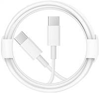 USB-C to USB-C 20W Cable 10 ft Fast Charging USB Cable White