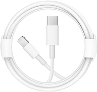 20W USB-C Cable FOR iPhone 10 ft Fast Charging Cable White