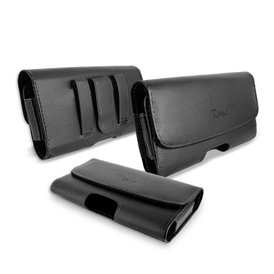 Horizontal Leather Pouch Case HP03 MEGA