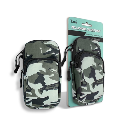 Universal Sports GYM Armband Nylon Pouch HP05 Camouflage