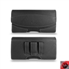 Horizontal Leather Pouch Case Black HP05 S8 L