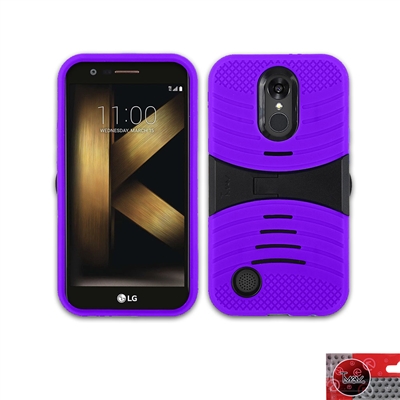 LG K20 Plus/ K20 V / Harmony / LV5 HYBRID CASE WITH SIDEWAY KICKSTAND HYB08 Purple