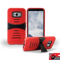 Samsung Galaxy S8 Plus / G955 HYBRID KICKSTAND COVER CASE HYB08 RED
