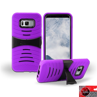 Samsung Galaxy S8 HYBRID KICKSTAND COVER CASE HYB08 PURPLE