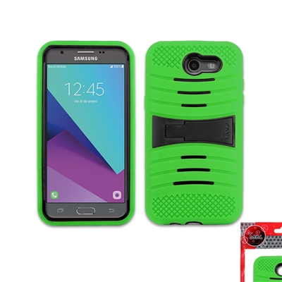 Samsung J7 (2017) / J7 Prime / J7 V / J7 Perx Hybrid Kickstand Case GREEN