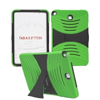 SAMSUNG GALAXY TAB A 8 INCH / T350 HYBRID CASE WITH SIDEWAY KICKSTAND HYB08-STAB-A8GNBK