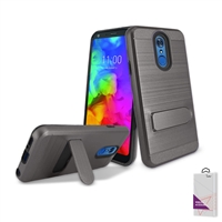 For LG Q7+ /Q7 Plus/ Q610 Card  holder SLIM ARMOR Hybrid case FOR WHOLESALE